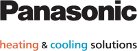logo Panasonic (divize tepelná čerpadla a klimatizační technika)