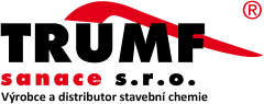 logo TRUMF sanace s.r.o. - výrobce a distributor stavební chemie