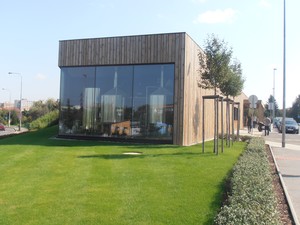 Prosklen� st�ny pivovar